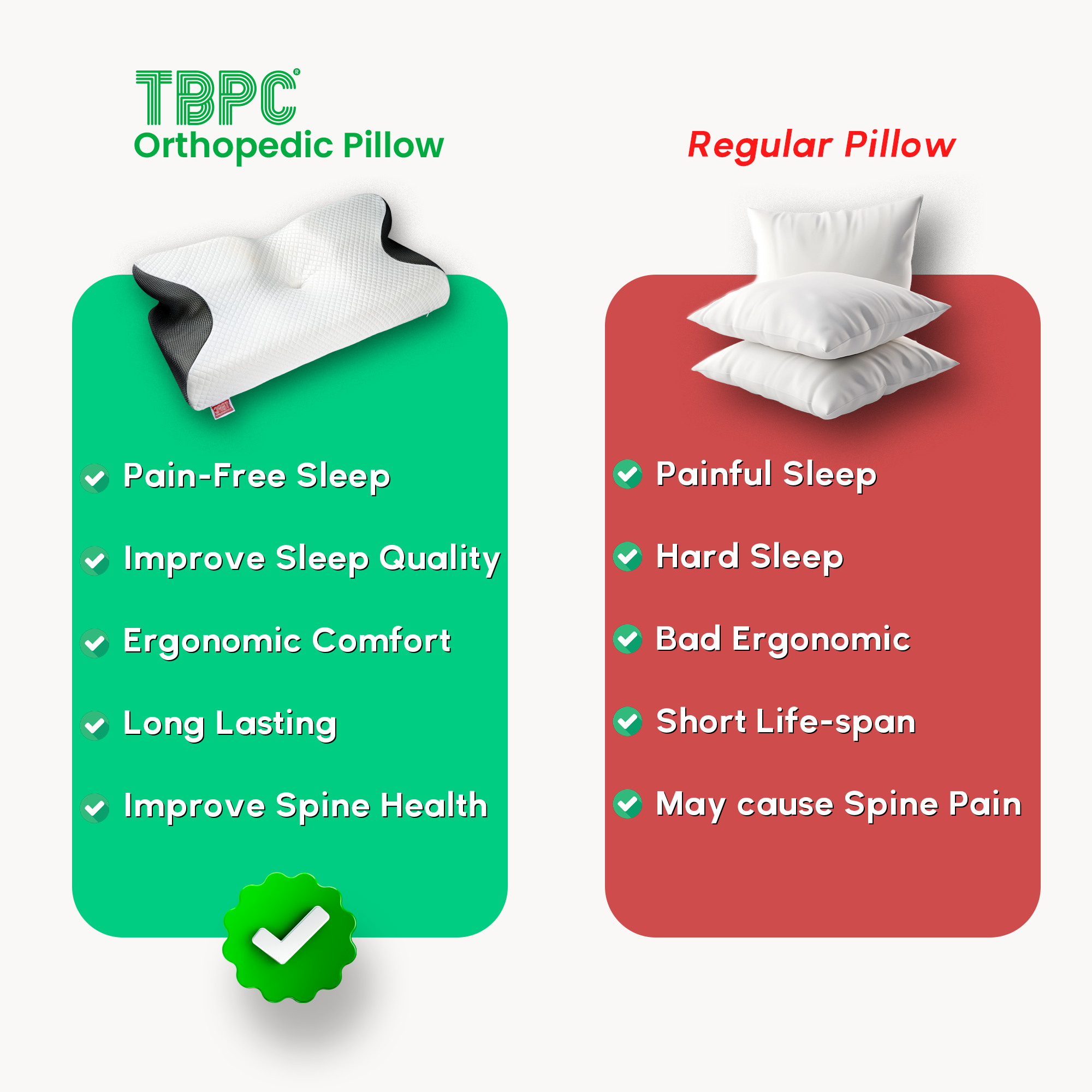 TBPC™ Contour Relief Pillow