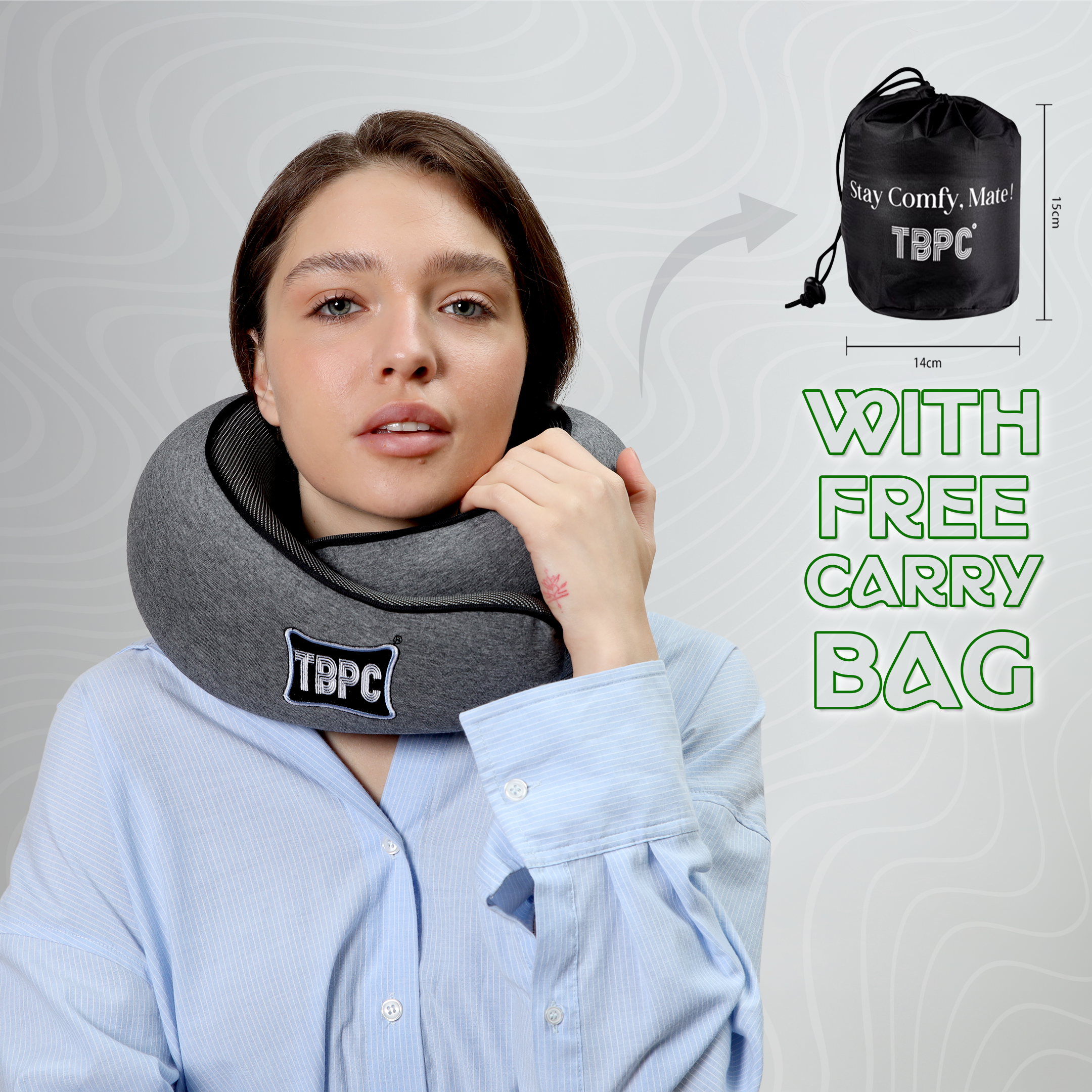 TBPC™ Travel Neck Pillow