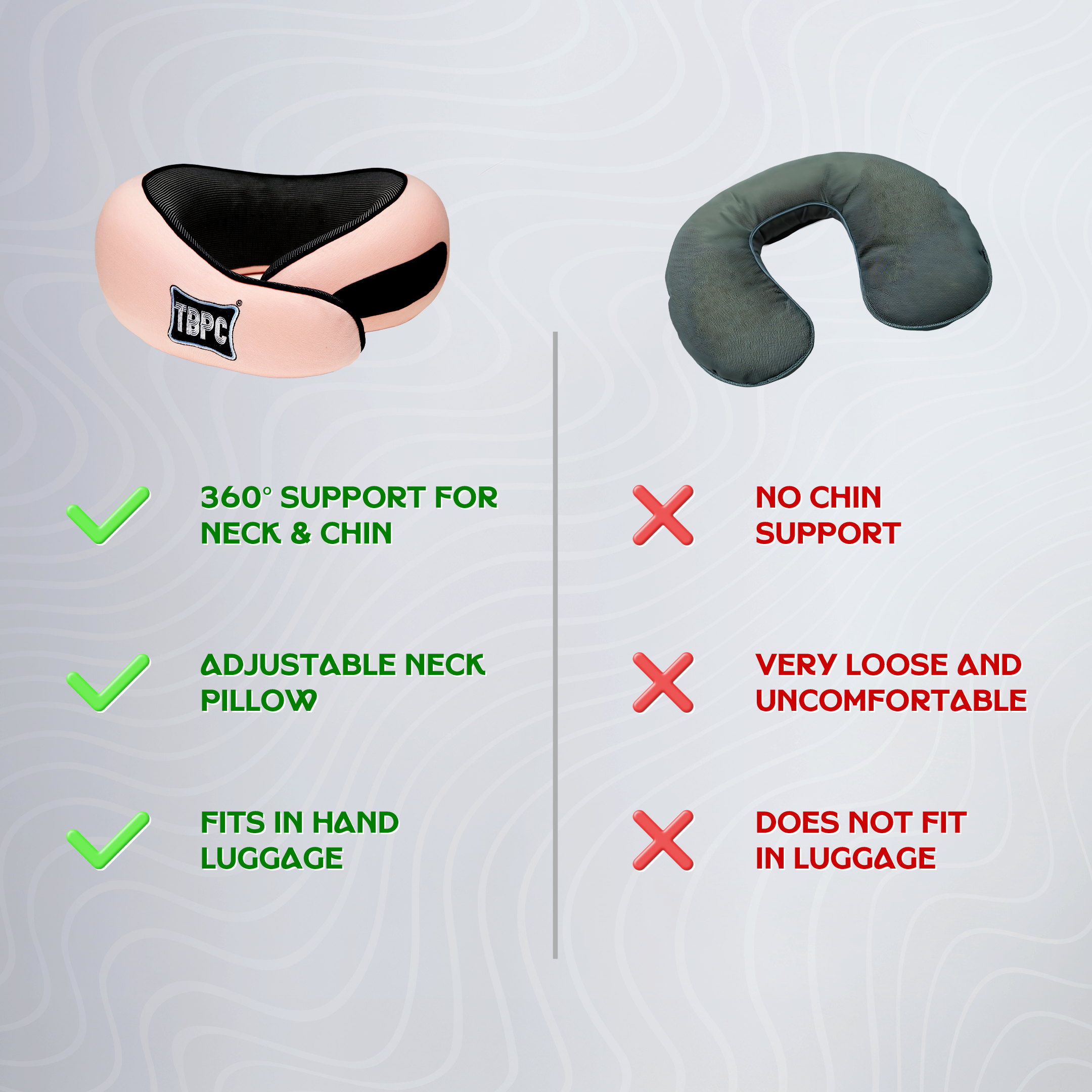 TBPC™ Travel Neck Pillow