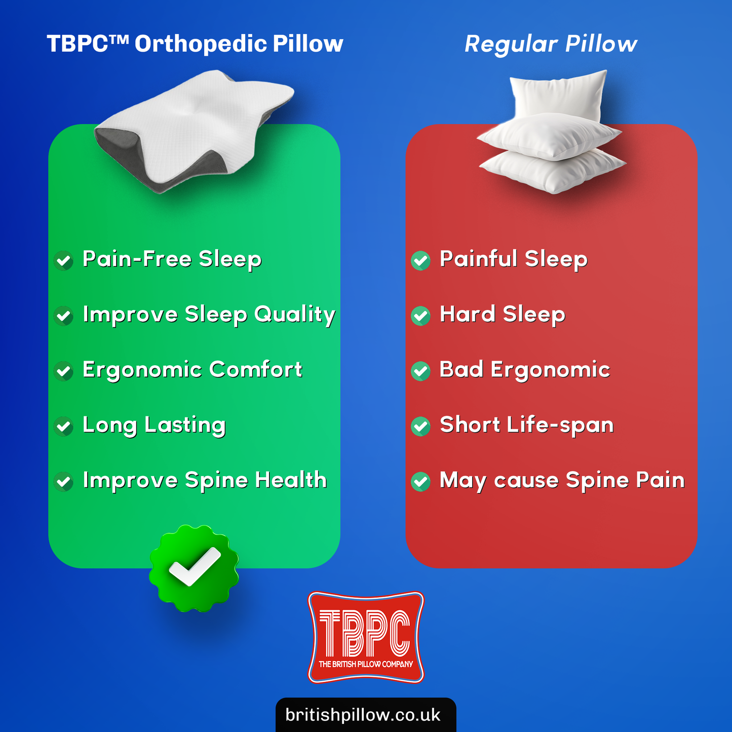 TBPC™ Orthopedic Pillow